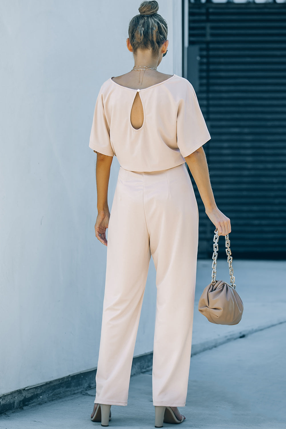 Oh So Glam Belted Wide Leg Jumpsuit