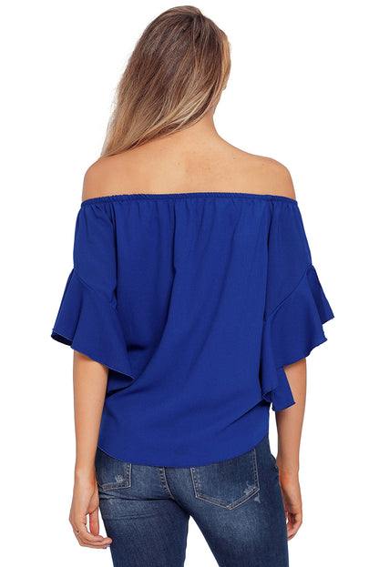 Off The Shoulder Knot Front Top