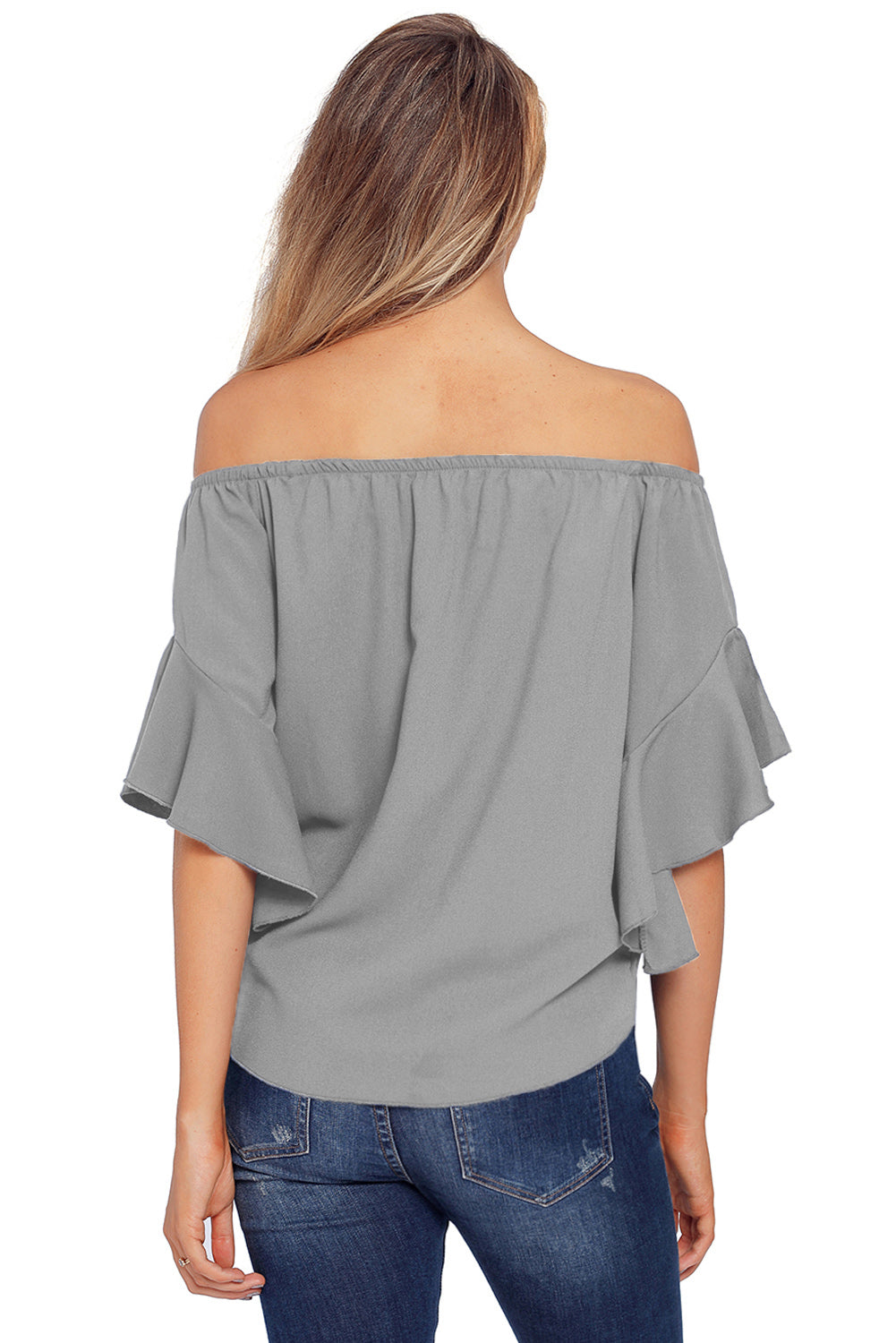 Off The Shoulder Knot Front Top