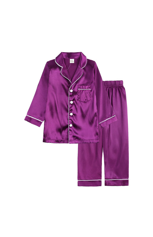 Long Sleeve Satin Pyjama Sets