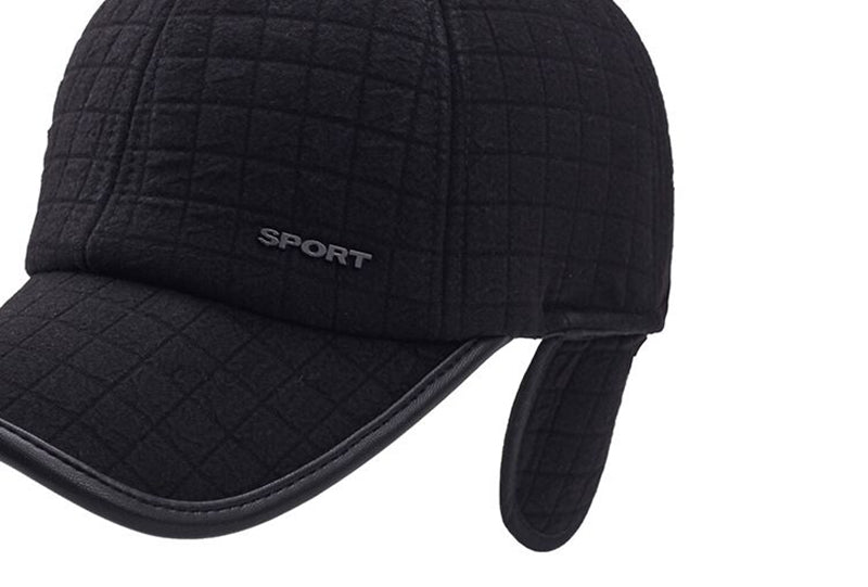 Winter Ear Protection Thickened Warm Baseball Cap