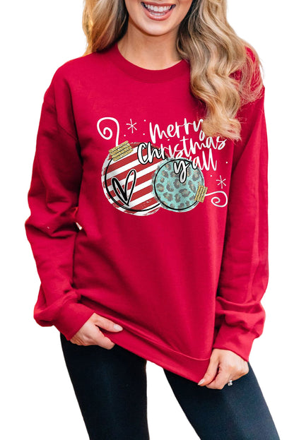 Funny Saying Letters Print Long Sleeve Sweatshirt