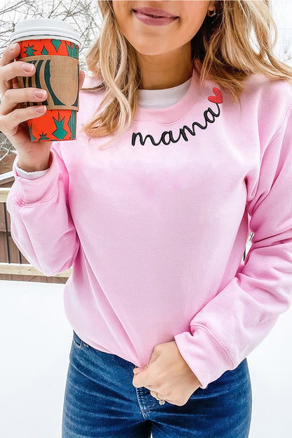 Funny Saying Letters Print Long Sleeve Sweatshirt