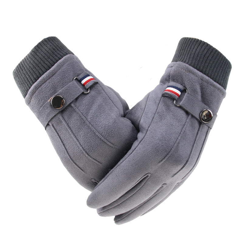 Winter Suede Men's Gloves