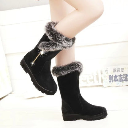 Snow Boots Women Autumn And Winter Flat Platform