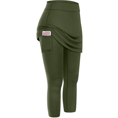 Tennis Skirted Leggings Pockets