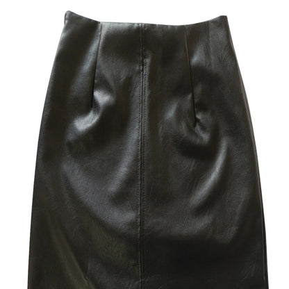 PU Leather Skirt Hip Skirt