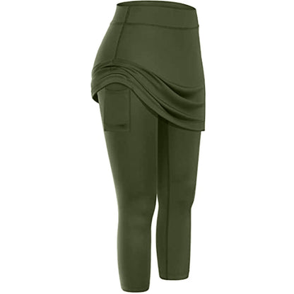 Tennis Skirted Leggings Pockets