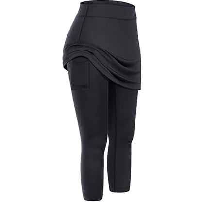 Tennis Skirted Leggings Pockets