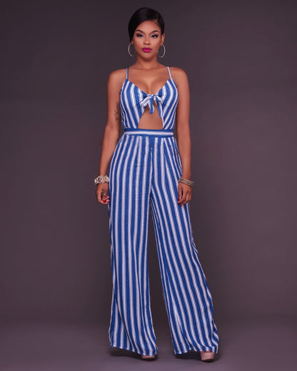 Striped Jumpsuit