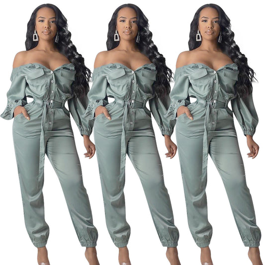 Sexy Off Shoulder Jumpsuit