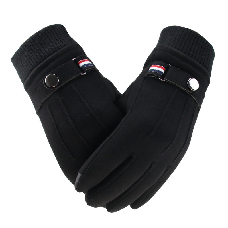 Winter Suede Men's Gloves