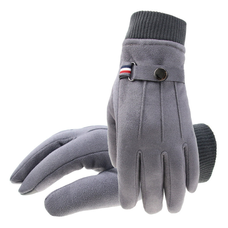 Winter Suede Men's Gloves