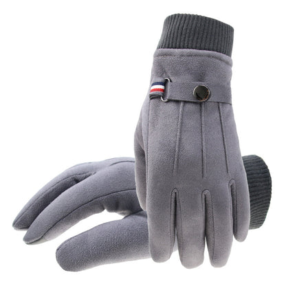 Winter Suede Men's Gloves