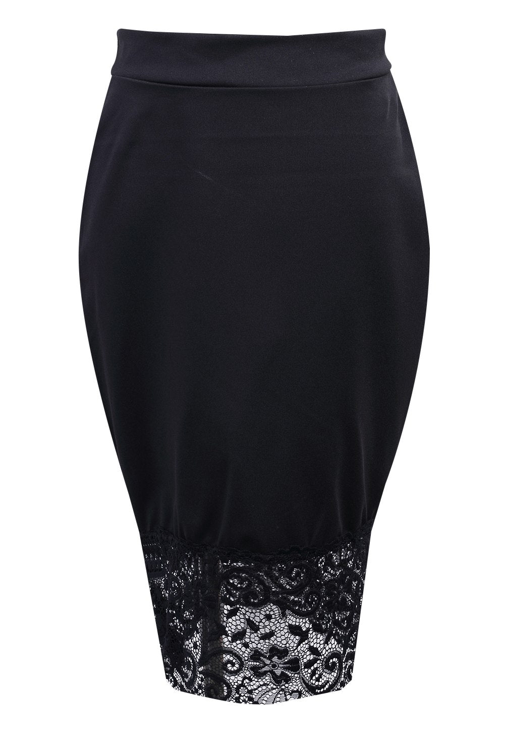 Stretchy High Waist Pencil Skirt