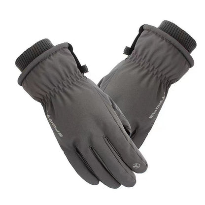 Winter Fleece Thickened Warm And Windproof Gloves