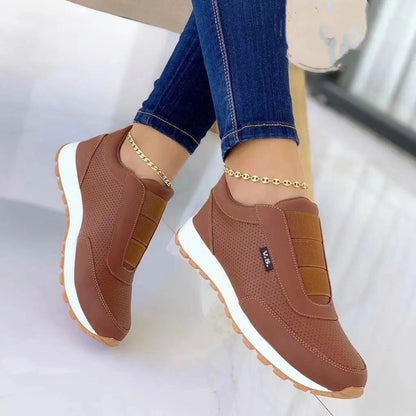 Elastic Band Design Platform Sneakers