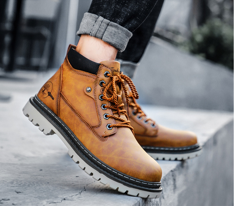 High Top Leather Boot