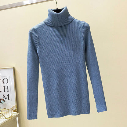 Knitted Turtleneck Sweater Shirt