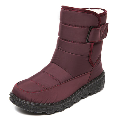 Velcro Snow Winter Warm Plush Boot