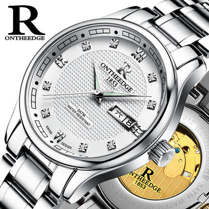 Genuine Rui Edge Automatic Mechanical Men's Watch Luminous Hollow Water-Proof Fine Steel