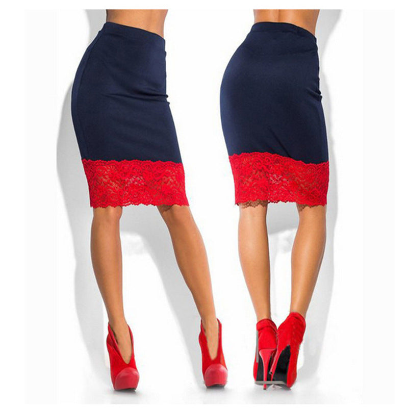 Stretchy High Waist Pencil Skirt