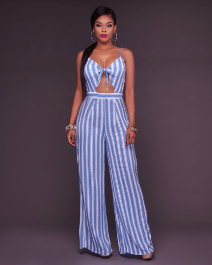 Striped Jumpsuit