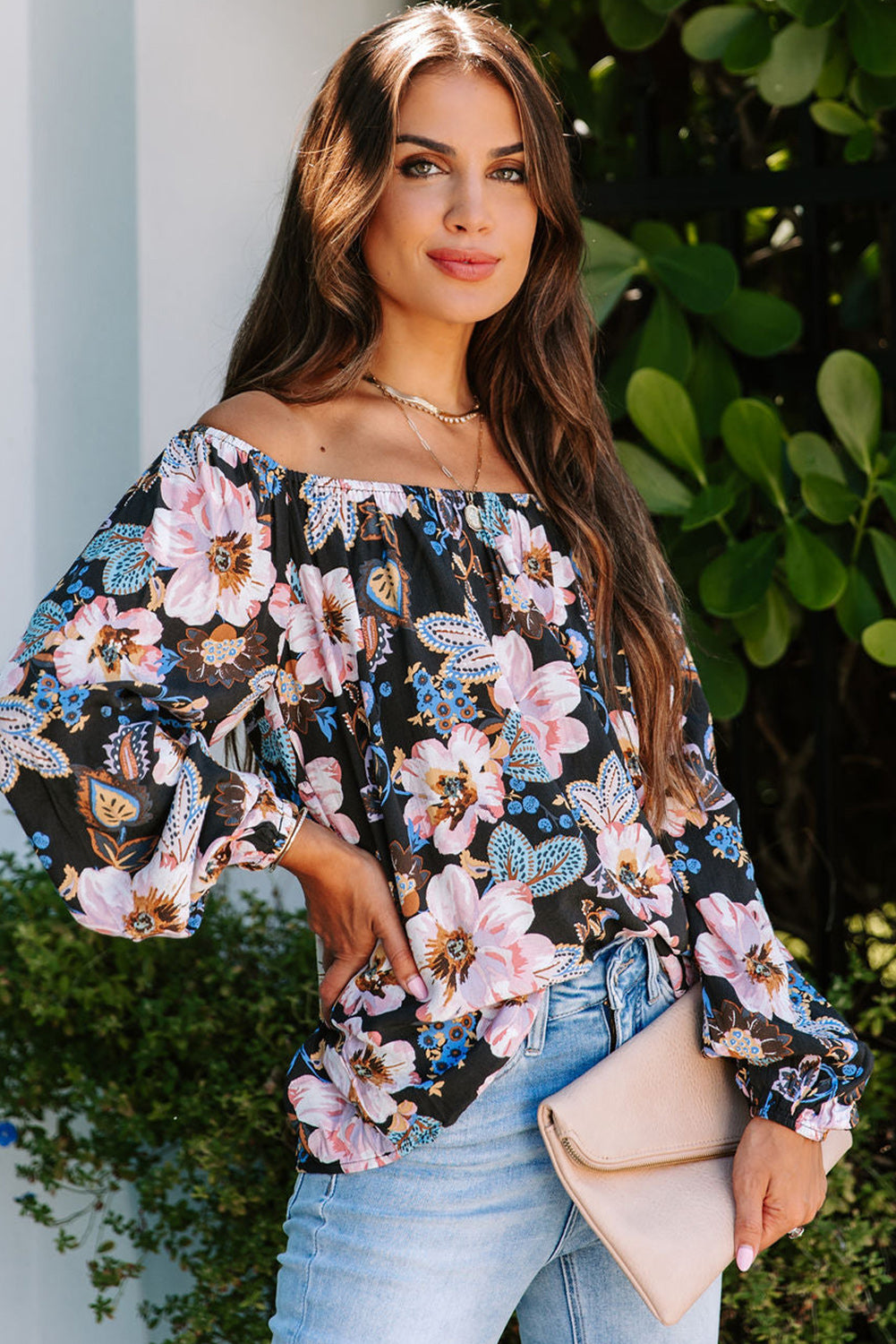 Floral Off The Shoulder Blouse