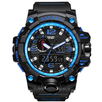 Fashion sports multi-function electronic watch couple