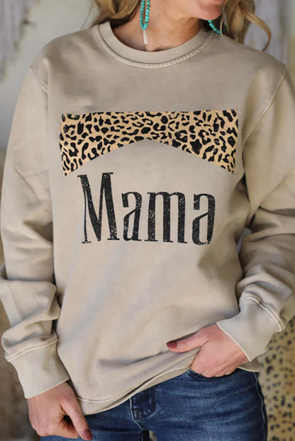 Funny Saying Letters Print Long Sleeve Sweatshirt