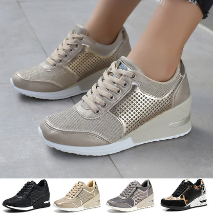 Height Increasing 6.5cm Lace-up Sneakers