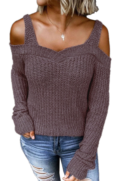 Dew Shoulder Juliette Knitted Sweater