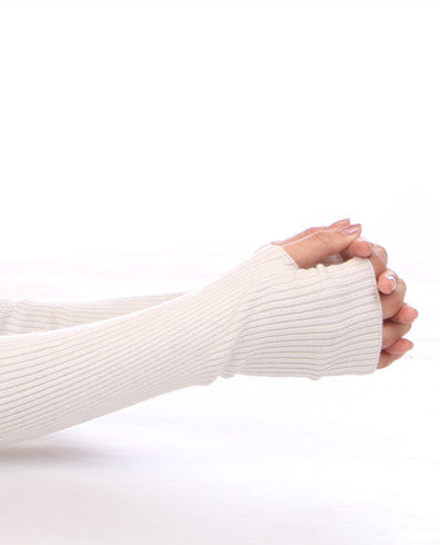 Autumn And Winter Long Thick Cashmere Arm Sleeves