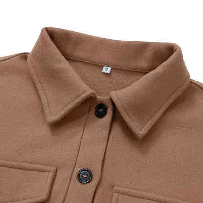 Woollen Shacket Coat