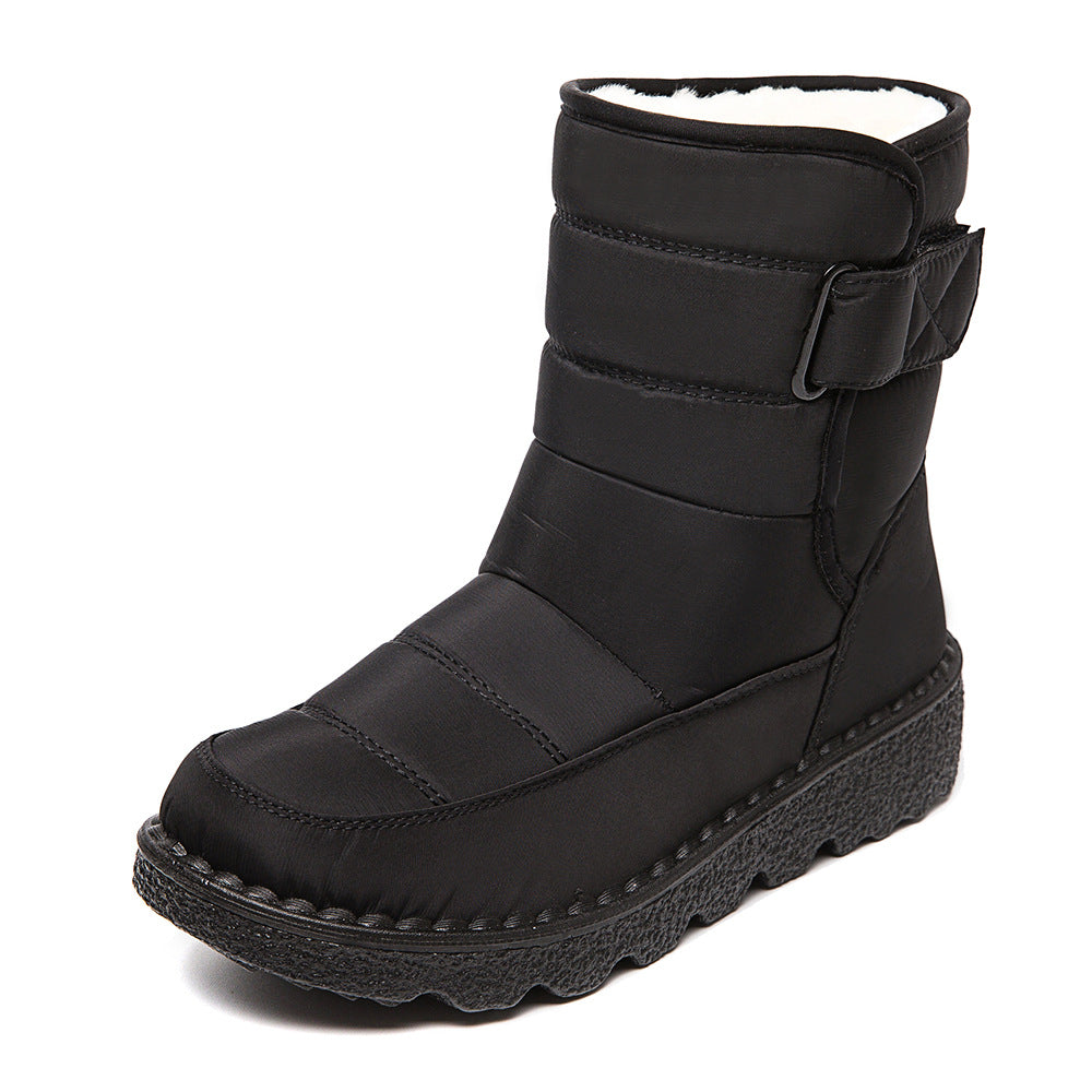 Velcro Snow Winter Warm Plush Boot