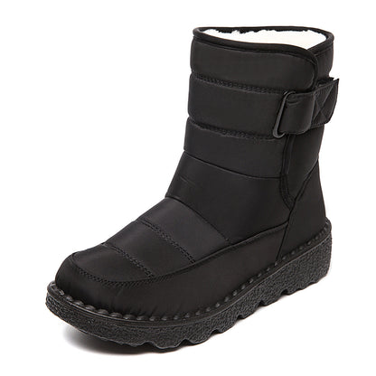 Velcro Snow Winter Warm Plush Boot